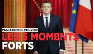 Les 5 moments forts de la passation de pouvoir Hollande-Macron