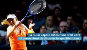 Roland-Garros : Maria Sharapova attend son carton d’invitation