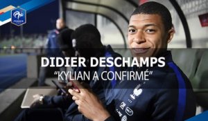 Didier Deschamps : "Kylian Mbappé a confirmé"