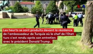 Turquie : partisans d'Erdogan et manifestants kurdes s’affrontent à Washington