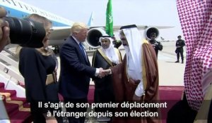 Donald Trump entame à Ryad son premier déplacement à l'étranger