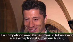 Bayern - Lewandowski : ''La compétition avec Aubameyang a été exceptionnelle''