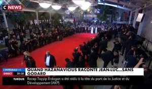 Festival de Cannes : Montée des marches pour Michel Hazanavicius et ''Le Redoutable''