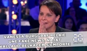 Vanessa Burggraf relaie une fake news, Najat Vallaud-Belkacem s'emporte