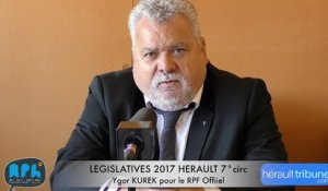 ELECTIONS LEGISLATIVES 2017 IGOR KUREK - AGDE - SETE - 7° CIRCONSCRIPTION