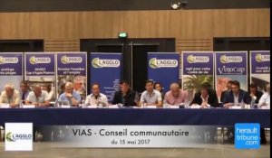 VIAS - CAHM - CONSEIL COMMUNAUTAIRE DU 15 MAI 2017