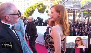 Jessica Chastain "Pedro Almodovar est un artiste et un être humain incroyable" - Festival de Cannes 2017