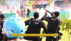Des milliers de Brésiliens dans la rue pour exiger le départ de Michel Temer