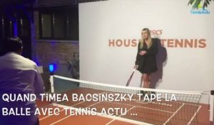 Roland-Garros 2017 - Quand Timea Bacsinszky tape la balle avec Tennis Actu et Tennis Legend !