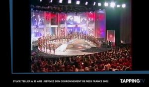 Sylvie Tellier a 39 ans : Revivez son couronnement de Miss France 2002 (Vidéo)