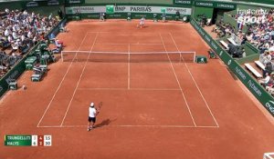 Roland-Garros 2017 : Le lob astucieux de Marco Trungelliti contre Quentin Halys ! (3-6, 4-2)