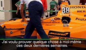 IndyCar - Alonso : ''Une une grande expérience''