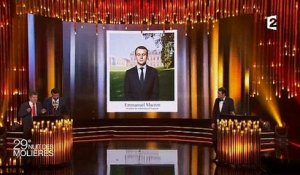 La politique "à droite et à gauche" du gouvernement Macron raillée hier soir aux Molières sur France 2
