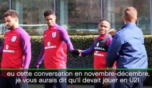 Angleterre - Southgate voit Rashford trop fort pour jouer en U21