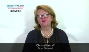 Législatives 2017. Christel Hénaff : 1ere circonscription du Finistère (Quimper)