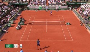Roland-Garros 2017 : Haase fait l’essuie-glace, Nadal s’amuse (1-6, 4-6, 2-3)