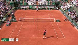 Roland-Garros 2017 : Murray et Klizan régalent le Lenglen (6-7, 6-2, 6-2, 5-5)