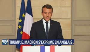 Emmanuel Macron s'adresse aux Américains: "Make our planet great again"