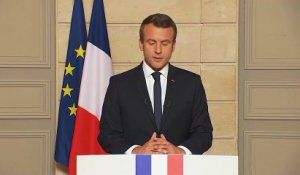 Déclaration d'Emmanuel Macron sur l'accord de Paris