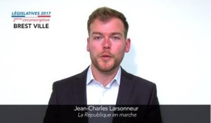 Législatives 2017. Jean-Charles Larsonneur : 2e circonscription du Finistère (Brest)