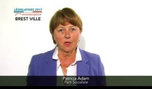Législatives 2017. Patricia Adam : 2e circonscription du Finistère (Brest)
