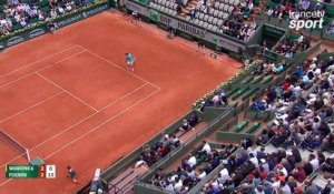 Roland-Garros 2017 : L'excellente défense de Fabio Fognini contre Wawrinka (2-2)