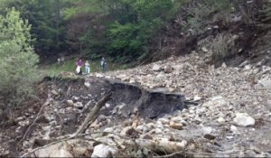 Coulée de boue au Col d'Agnes : les travaux devraient débuter mardi