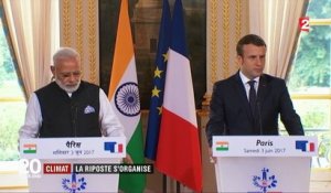 Accord de Paris : la France et l'Inde défient Donald Trump sur le climat
