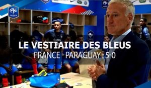 Dans le vestiaire des Bleus après France-Paraguay