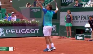Top 5 : les plus beaux points du 3e tour de Roland-Garros 2017