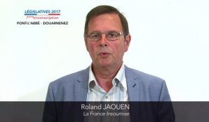 Législatives 2017. Roland Jaouen : 7e circonscription du Finistère (Pont-l'Abbé-Douarnenez)