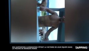 Morgan Parra : Des supporters clermontois se baignent nus dans sa piscine, la vidéo hilarante