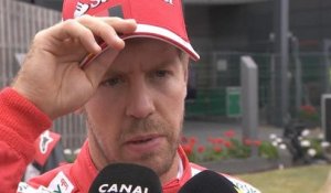 Grand Prix de Grande-Bretagne - La réaction de Vettel après le GP