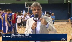 Maccabiades 2017: les États-Unis remportent la finale de basket face à la France
