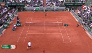 Roland-Garros 2017 : L'incroyable défense d’Andy Murray est de retour (2-6, 6-1, 3-4)