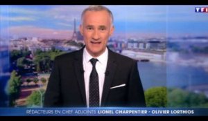 Gilles Bouleau salue le départ de David Pujadas à la fin du JT de 20H de TF1 (Vidéo)