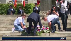 Emmanuel Macron préside les cérémonies du 73ème anniversaire d'Oradour-sur-Glane