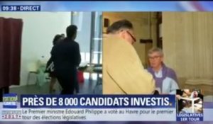 Législatives: Mounir Mahjoubi a voté à Paris