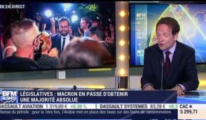 Législatives: Emmanuel Macron en marche vers une majorité absolue - 12/06
