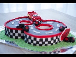 Comment Faire Gateau D Anniversaire Cars Decoration En Pate A Sucre Sur Orange Videos