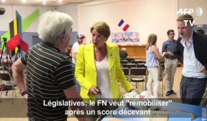 Législatives: le FN veut "remobiliser" après un score "décevant"