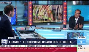 Zoom sur les 100 premiers acteurs du digital en France - 13/06