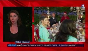 Emmanuel Macron a fait connaissance avec le roi du Maroc