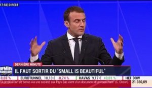 Emmanuel Macron: "Nous devons réussir la bataille du marché unique du digital"