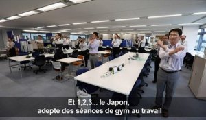 Et 1,2,3... le Japon, adepte des séances de gym au travail