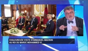 Chaleureuse visite d'Emmanuel Macron au roi du Maroc Mohammed VI - 17/06