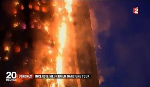58 personnes sont désormais présumées mortes dans l'incendie de la tour d'habitation de Londres (Police)