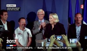 Législatives : Marine Le Pen condamne un "terrible problème de représentativité de l'Assemblée"