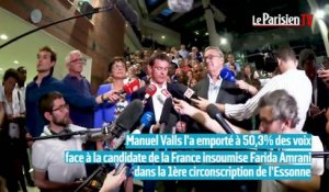 Législatives : Valls annonce sa victoire, sa rivale conteste