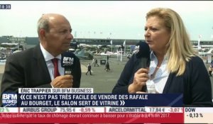 "Ce n'est pas très facile de vendre des rafale au Bourget, le salon sert de vitrine", Éric Trappier - 20/06
